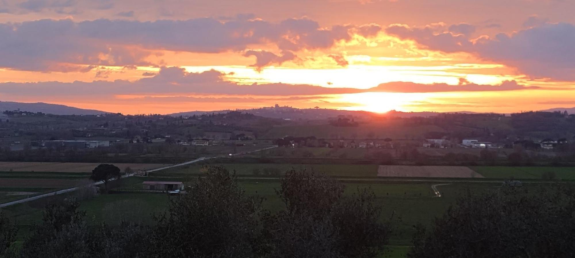 Podere Il Belvedere Su Cortona Castiglion Fiorentino Kültér fotó