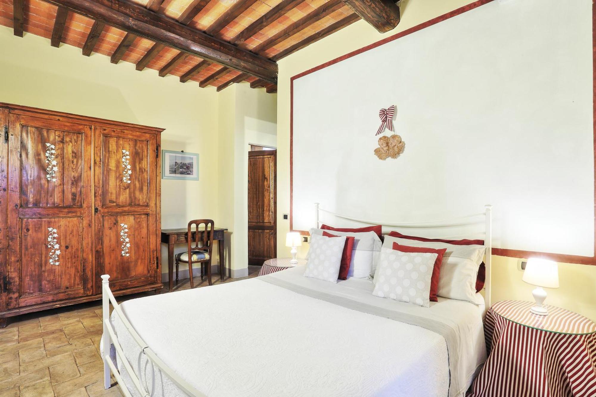 Podere Il Belvedere Su Cortona Castiglion Fiorentino Szoba fotó